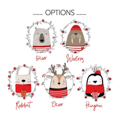 Personalised Merry Christmas mug with family name and names, Cute Christmas Gift for families