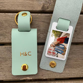 Personalised Photo Keyring with Initials, Valentine's Day Birthday Anniversary Gift For Him Or Her