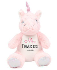 Personalised soft toys, First birthday, flower girl, new baby