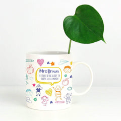Personalised teacher thank you gift, Teacher mug with name, Teacher Appreciation Gifts