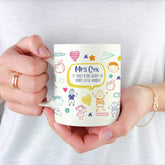 Personalised teacher thank you gift, Teacher mug with name, Teacher Appreciation Gifts