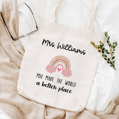 Personalised Thank You Gift, Teacher Doctor Nurse Dentist Tote Bag, Appreciation Gifts