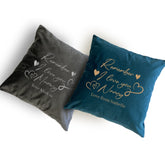 Personalised Velvet Cushion Gift for her, Gift for Auntie Mum Grandma, Mother's Day