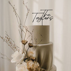 Personalised Wedding Wooden Cake Topper, Custom Engagement Hen Party Decor GB8