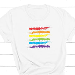 Pride t-shirt, UNISEX Rainbow tee, Pride gift, LGBT flag tshirt, Gay Pride