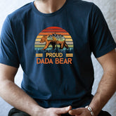 Proud Dada Bear T-Shirt, Father's Day Gift, First Father'S Day Present, Dad & Son Or Daughter