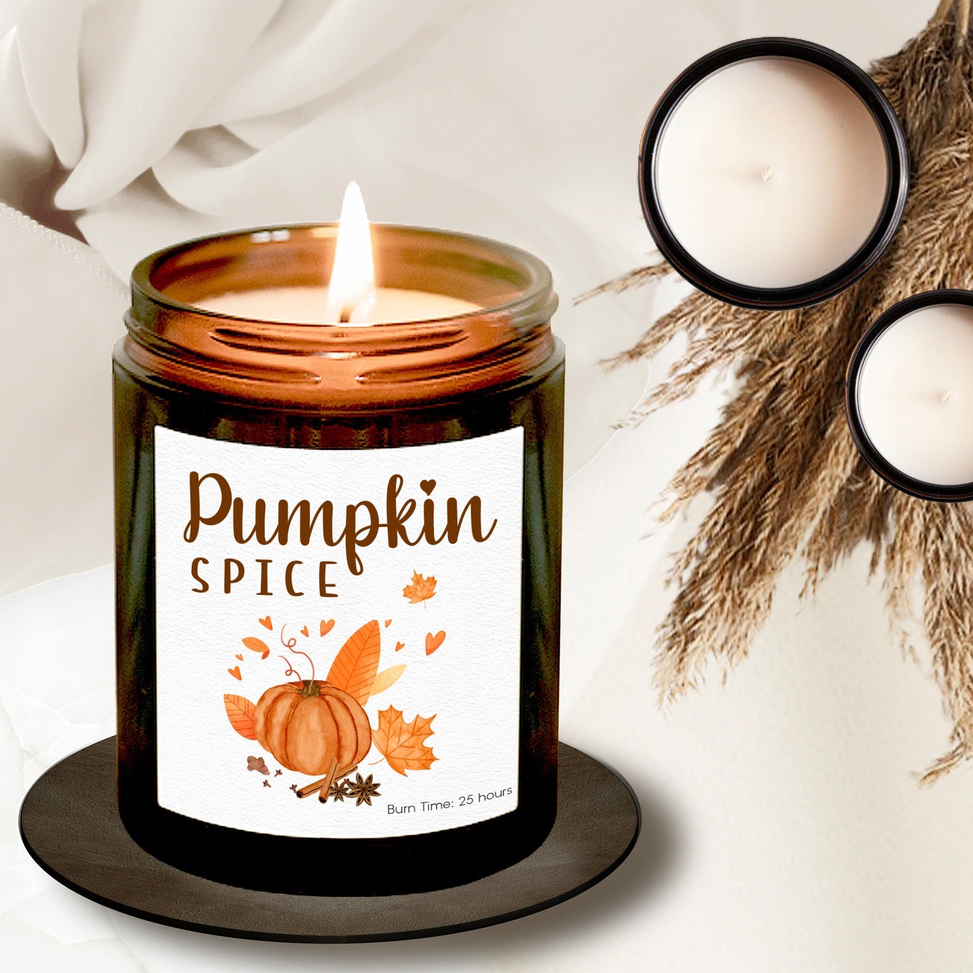 Pumpkin spice candle, Autumn decor, Pumpkin decor, Get cosy gift