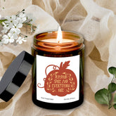 Pumpkin Spice Soy Wax Candle, Scented Candle, Hand - Poured Cosy Autumn Gift for Friends Mum Dad Grandma Home Décor