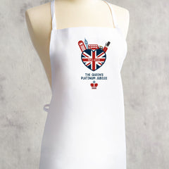 Queen Elizabeth Platinum Jubilee Apron, Union Jack, The Queen'S 2022 Celebration Gift