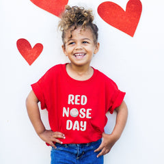 Red Nose Day T-Shirt, Adult And Kids Sizes, Red Nose Day