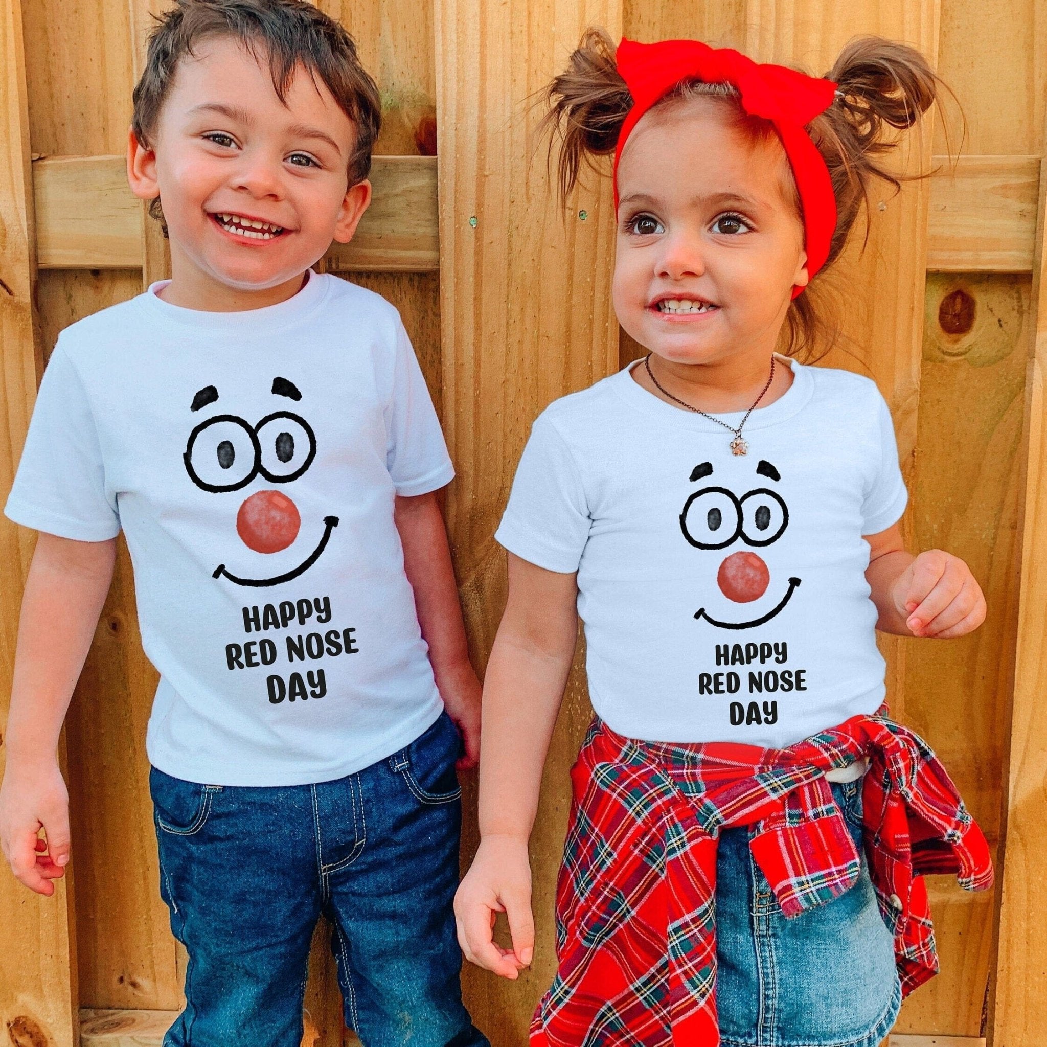 Red Nose Day T-Shirt, Adult And Kids Sizes, Red Nose Day Gift