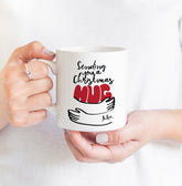 Sending you a Christmas hug mug, Personalised lockdown Xmas mug