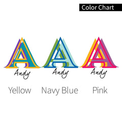 Stylish tote bag with name and initial, Gift for her, Unique gift for women