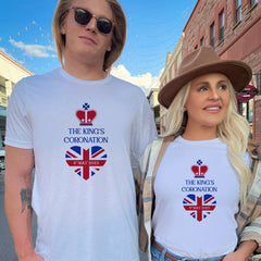 The King'S Coronation T-Shirt, Adult Kids Baby, Union Jack, King Charles 3 2023 Celebration Souvenir