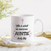 This is what an awesome auntie looks like mug, Mother's Day gift, Christmas gift