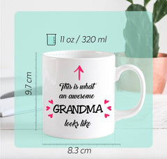 This is what an awesome grandma looks like mug, Mother's Day gift, Christmas for grandma