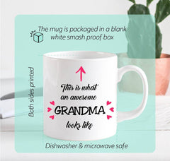 This is what an awesome grandma looks like mug, Mother's Day gift, Christmas for grandma