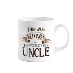 This mug belongs to the world's best uncle, Father's Day gift, Christmas gift for uncle, Uncle present, Best uncle Ever
