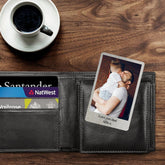 Wallet Photo Card, Personalised Daddy Gift, Metal Photo Card, Polaroid Style