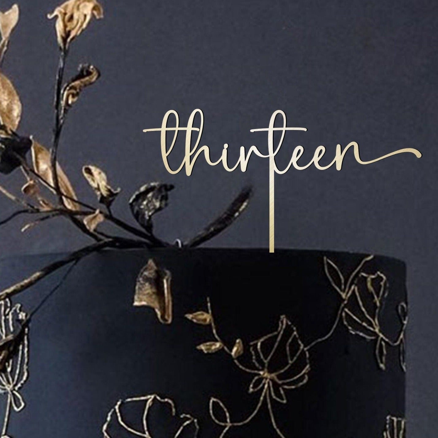 Wooden Birthday Cake Topper with Name or Age, Personalised Party Decor, Custom Engagement Decor Bridal Shower FH1