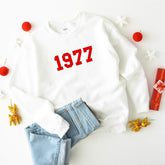 Year of Birth jumper, Personalised Year top, Birthday jumper, Any Year Printed