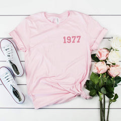Year of Birth T-shirt, Personalised Year shirt, Birthday tee, Any Year Printed