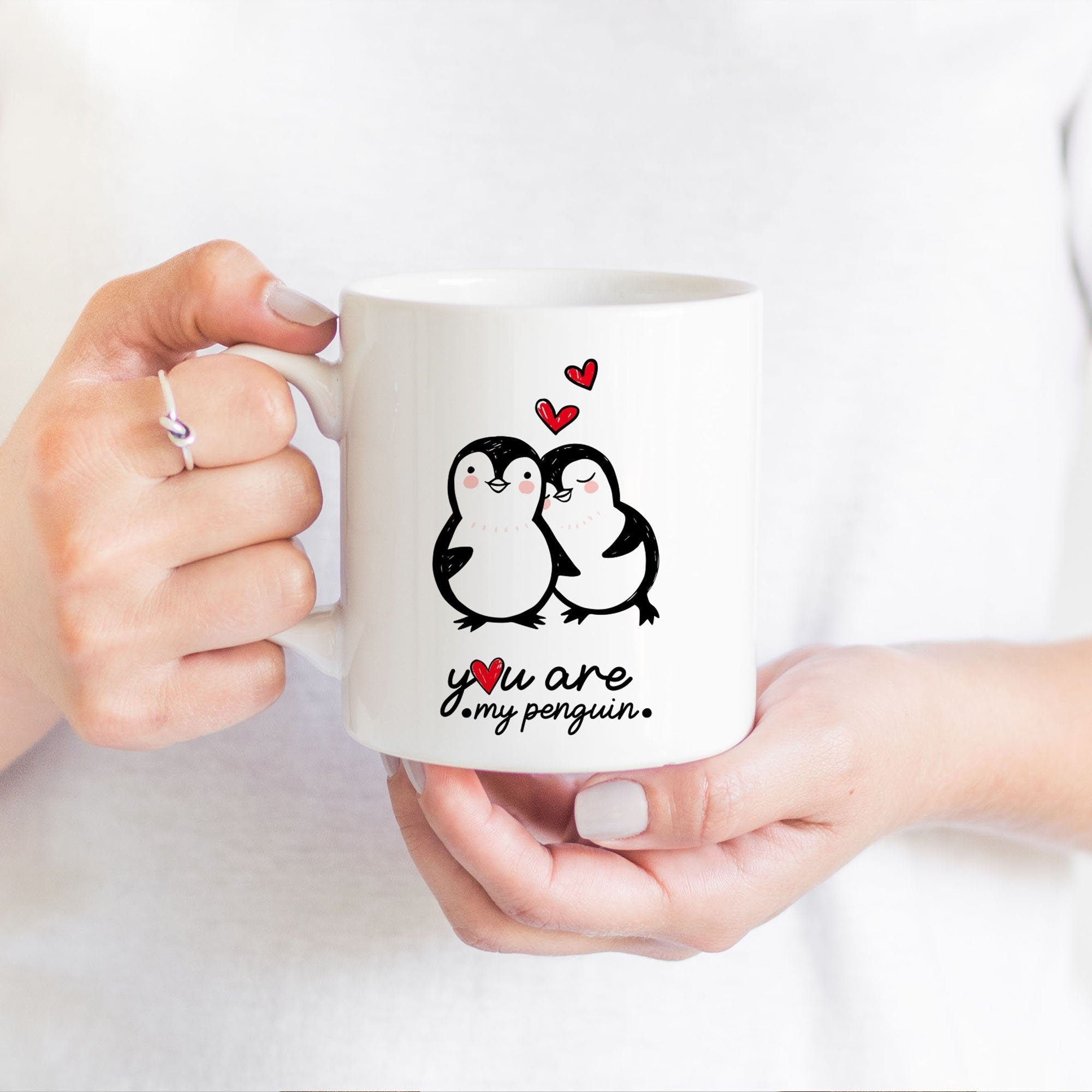 You Are My Penguin Mug, Birthday Anniversary Christmas Gift For Her Him, Valentine'S Day, Boyfriend Girlfriend Present