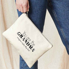 You Are The Grandma Everyone Wishes They Had Makeup Bag, Birthady Gift For Grandma Mummy Cosmetic Toiletry Bag
