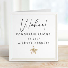 A Level Result Congratulations Card For Daughter Son Granddaughter Grandson Wohoo Proud Of You Well Done Gift Card Proud Of You