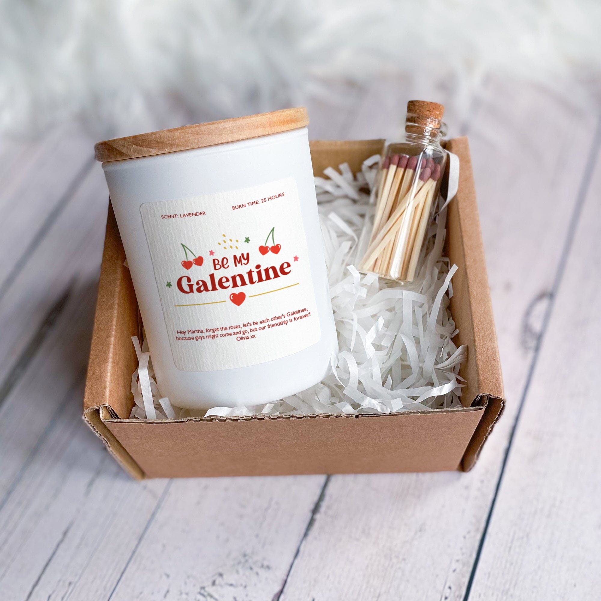 Be My Galentine Candle Gift For Friend Gift For Her Him Soy Wax Candle Vegan Happy Galentines Gift