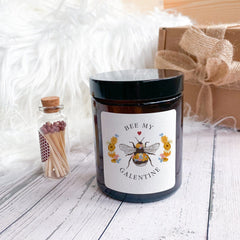 Bee My Galentine Candle Gift For Friend Her Him Soy Wax Candle Vegan Funny Cute Happy Galentines Gift For Best Friends