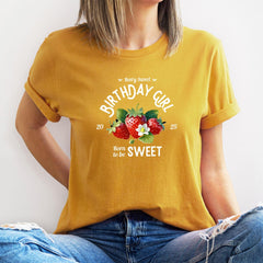 Berry Sweet Birthday Girl Jumper Cute Strawberry Sweatshirt Gift for Her Fun Birthday Outfit 13th 15th 16th 17th 18th 21st