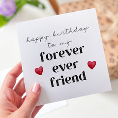Birthday Card for Friend Best Friend Card Happy Birthday card to my forever ever friend 18th 21st 25th 30th 40th 50th 60 birthday