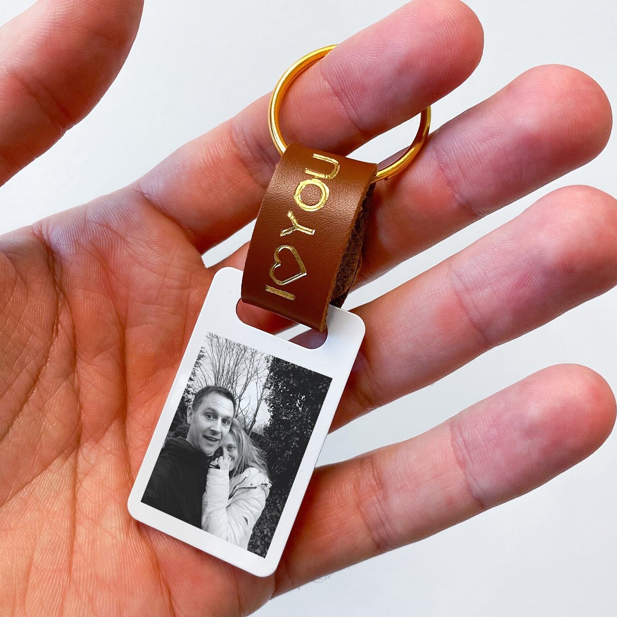 Boyfriend Photo Keychains Valentines Day Boyfriend I Love You Anniversary Keyring