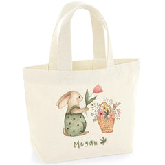 Bunny Tote Bag Gift for Nephew Niece Grandson Granddaughter Son Daughter Toddler Birthday Basket