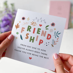 Card For Friend Friendship Card Christmas Birthday Card For Your True Friends For Best Friend Colleague Long Distance Gift Card Bestie