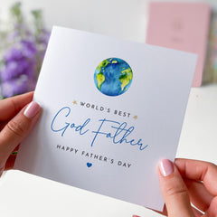 Card for Godfather World’s Best Godfather Father’s Day Card Keepsake for a Wonderful God parent