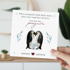 Card For Husband Wife You Are My Penguin Love Card Valentine's Day Anniversary Birthday Love Card For Her Him Boyfriend Girlfriend Gift Card