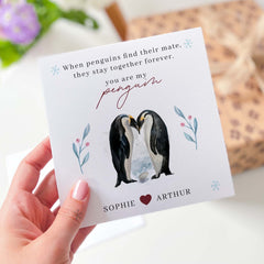 Card For Husband Wife You Are My Penguin Love Card Valentine's Day Anniversary Birthday Love Card For Her Him Boyfriend Girlfriend Gift Card