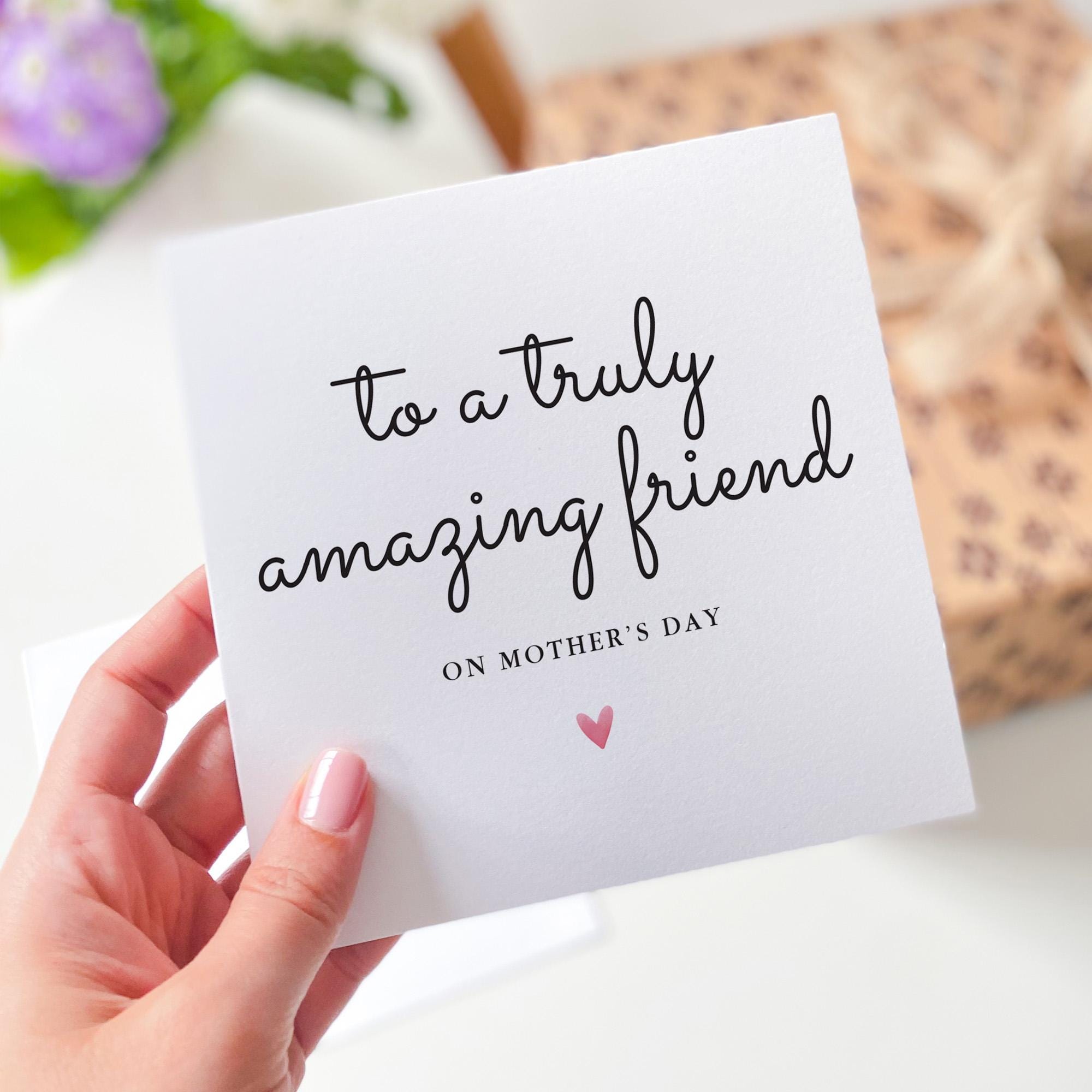 Card for mum Mothers Day Birthday Card for Mum You Are My Best Friend Thoughtful Gift for Her Appreciation Card Keepsake for Amazing Mum