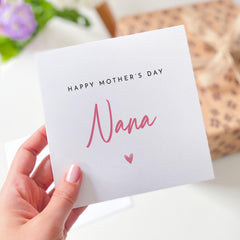 Card for Nana Mother's Day Card for Nana Thoughtful Gift for Nana Heartfelt Appreciation Keepsake Card Special Grandmother Happy Mothers Day