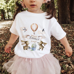 Children'S T-Shirt For Easter Personalised Bunny Design Ideal For Boys And Girls Easter Gift Or Baby'S First Easter