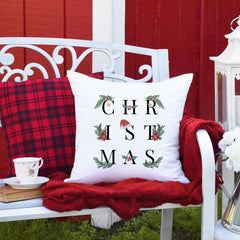 Christmas cushion Xmas decorations Home decor at Christmas Gift for her friend  wife mum Square Pillow Cover Cosy decor