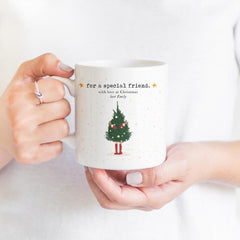 Christmas mug gift for friend Gift for best friends Personalised Corporate Christmas Present Xmas cosy coffee mug Bestie gift For a special