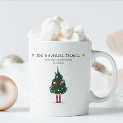 Christmas mug gift for friend Gift for best friends Personalised Corporate Christmas Present Xmas cosy coffee mug Bestie gift For a special