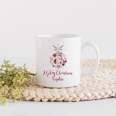 Christmas name mug Gift For Him Her Employee Colleague Daughter Personalised Corporate Christmas Present Xmas cosy coffee mug Company gift