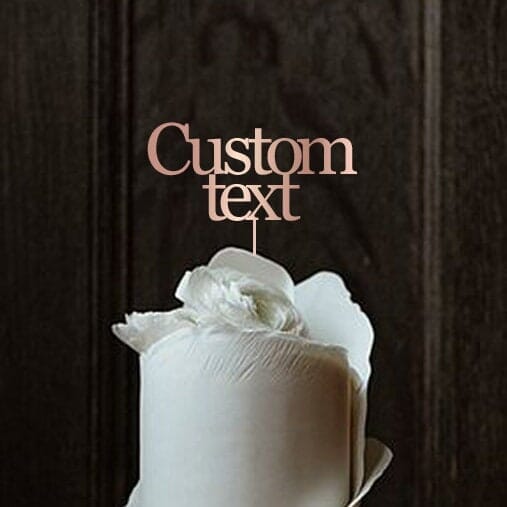 Custom wooden cake topper birthday wedding special party cake toppers