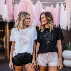 Cute Bridal Party T-Shirts Bride Bridesmaid Maid of Honour Matching Outfit Hen Weekend Bride Crew Bridal Shower Trip Keepsake Messy Coquette