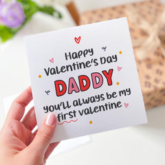 Cutevalentine's Day Card For Dad From Daughter Or Son Funny And Heartwarming Card For Daddy Thoughtful First Valentine Gift