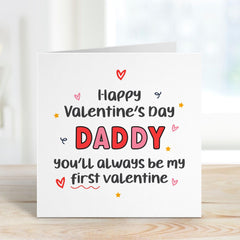 Cutevalentine's Day Card For Dad From Daughter Or Son Funny And Heartwarming Card For Daddy Thoughtful First Valentine Gift